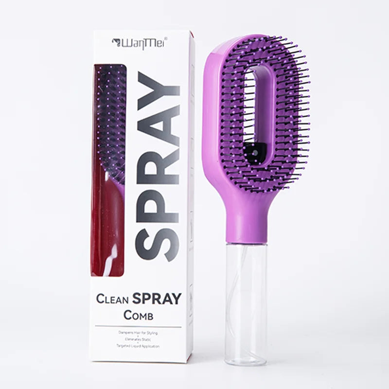 Mistavelle AquaComb Mist Brush final look