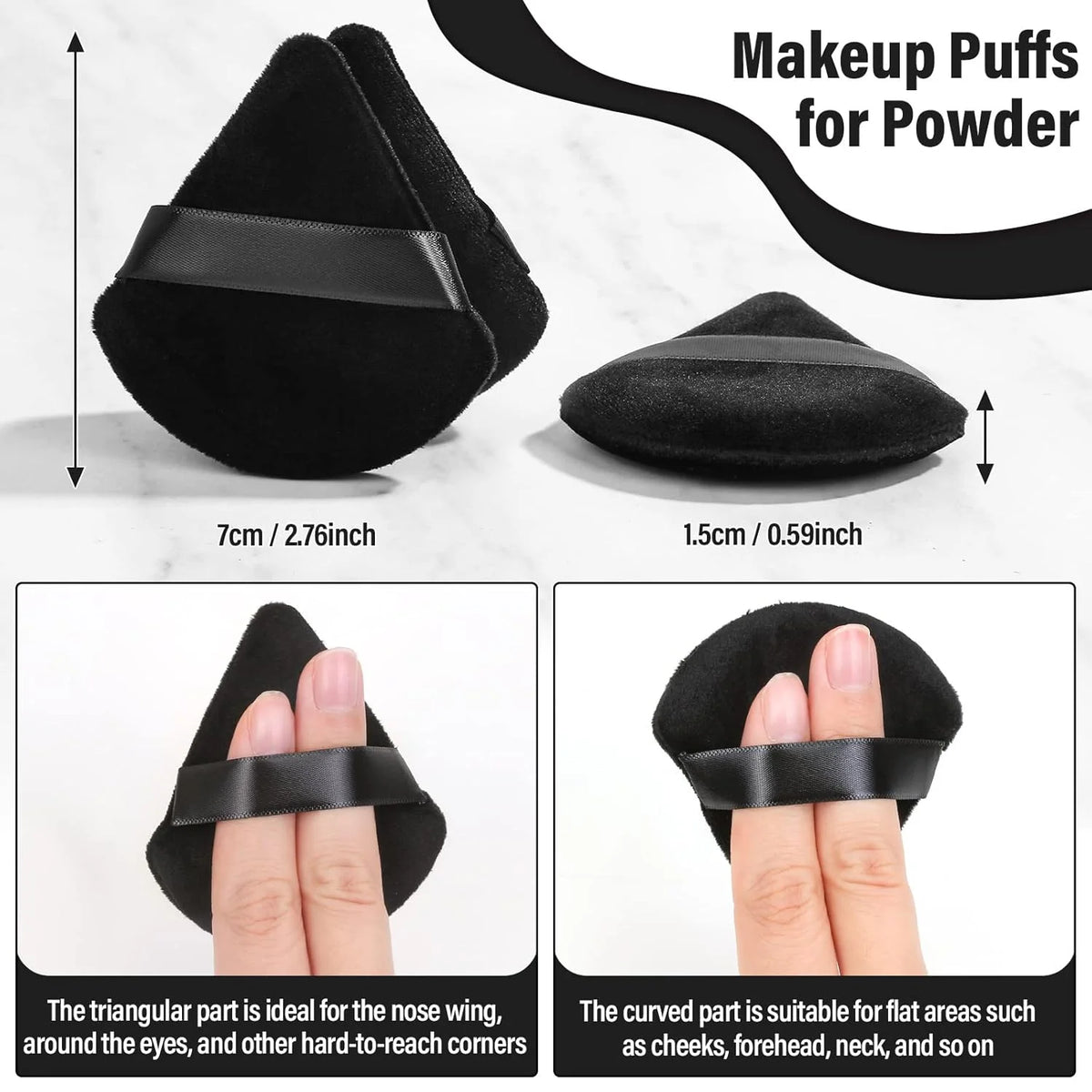 Mirelia AirBlend Makeup Sponge texture detail