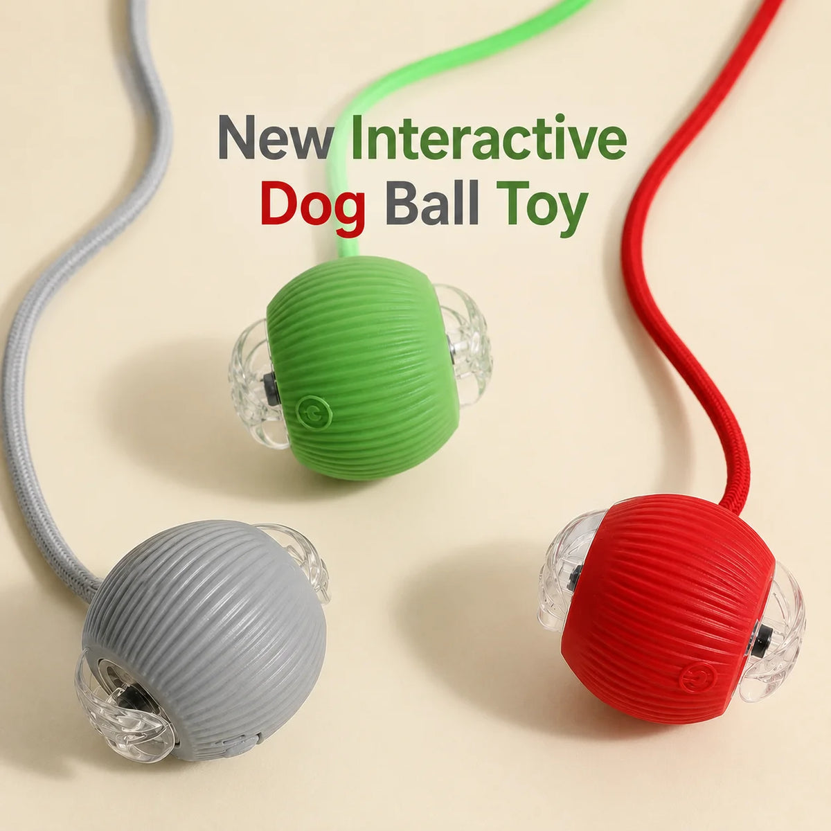 Automatic Rolling Dog Ball Toy - Green