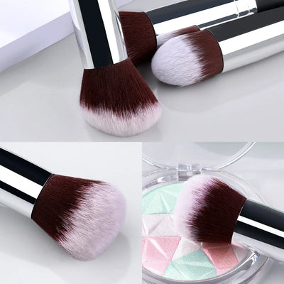 14-Piece Soft Fluffy Contour & Sculpting Brush Set - Black