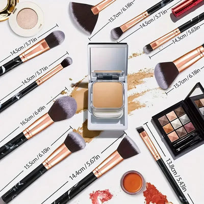 Mirelia AirBlend 10-Piece Brush Set colour range
