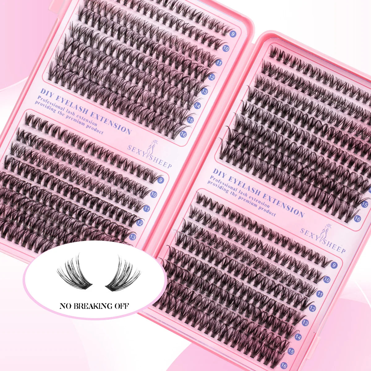 Reusable DIY Cluster Lashes Kit - Mixed Volume