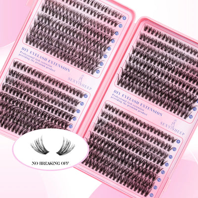 Reusable DIY Cluster Lashes Kit - Mixed Volume