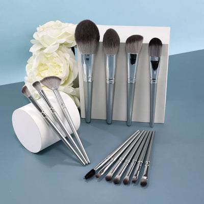 Velluna VelvetBlend Makeup Brush Set handle detail