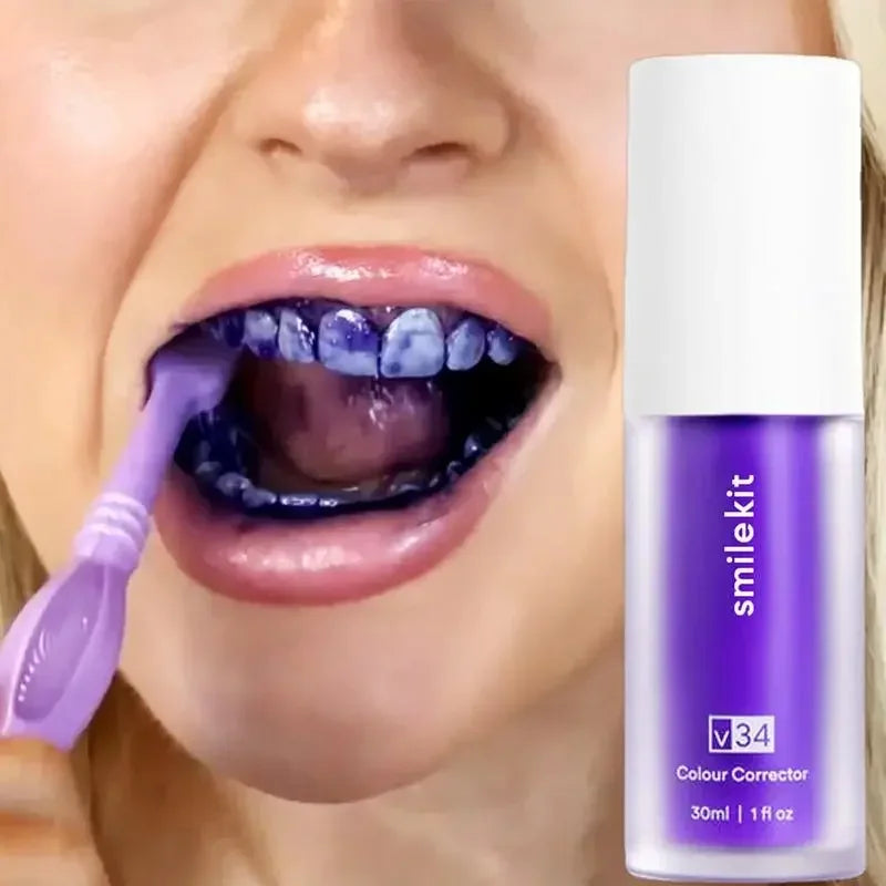 V34 Purple Whitening Toothpaste ingredients detail