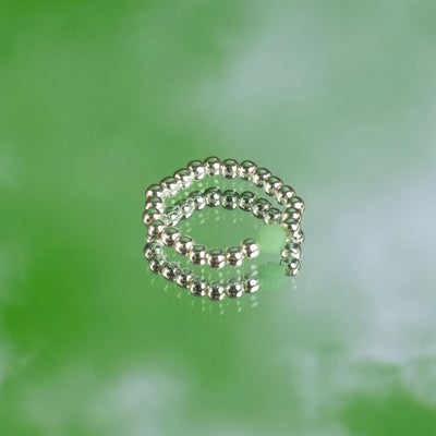Nymph Spirit Gemstone Ring Set worn on hand
